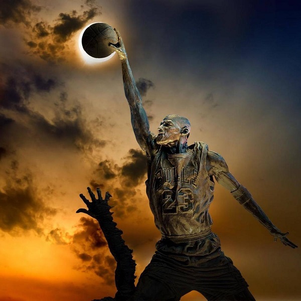 nba球队恶搞日全食 乔丹遮天蔽日 奥尼尔p图耍宝