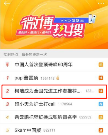 新民晚报最近频上热搜的柯洁当选全国劳模！有人点赞有人质疑，你怎么看？