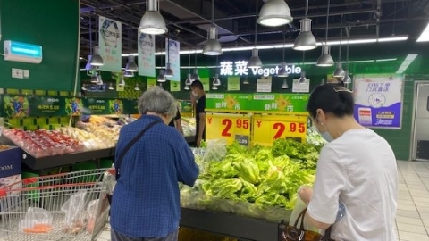 暴雨过后申城菜价未上涨