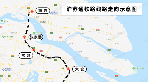 沪苏通铁路今天开通运营 推动长三角一体化发展