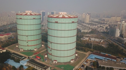 大渡河路上两座“煤气包”今起拆除 将变身全民运动健身集聚中心