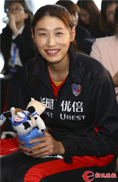 上海女排新外援韩国一姐金延璟:上海真的太赞了!