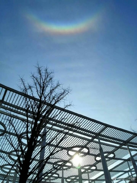 上海环天顶弧美景迎北京盛会召开