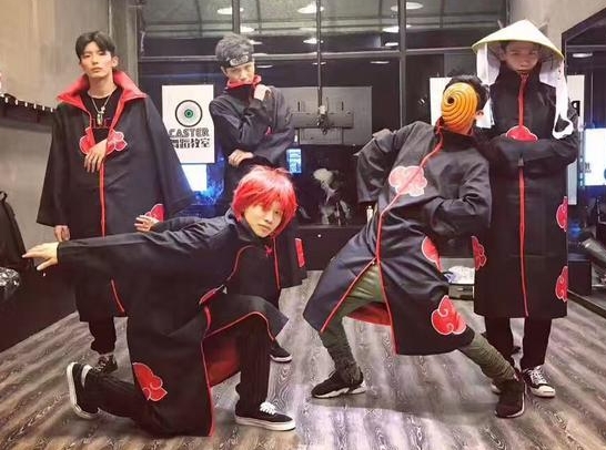 图说:caster成员cosplay成《火影忍者》 主办方供图