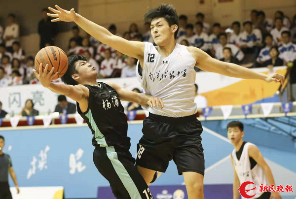 市运会青少年组男子篮球a组决赛落幕