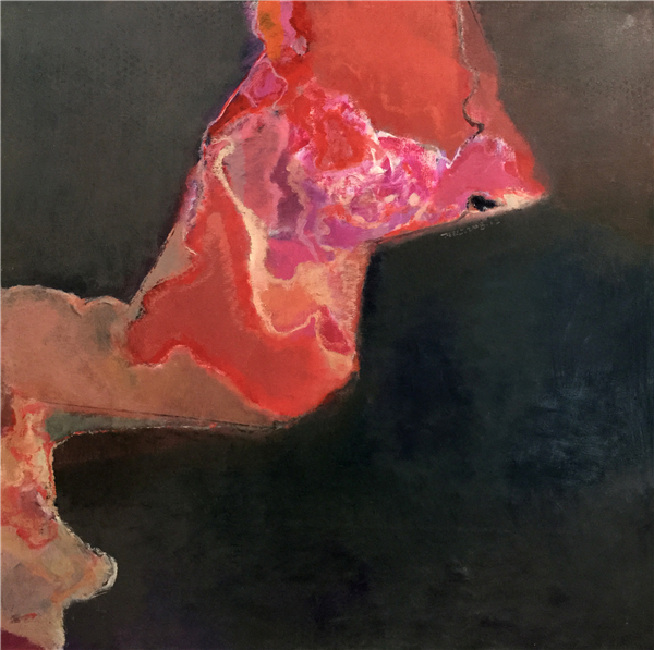 陆云华作品《后园系列》 100×100cm 布上丙烯 2008.jpg