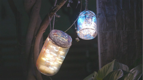 玻璃瓶成了萤火虫嘉定真新街道探索垃圾变废为宝