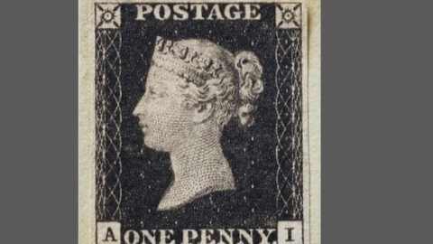估价高达600万英镑！世界首枚邮票“黑便士”将拍卖