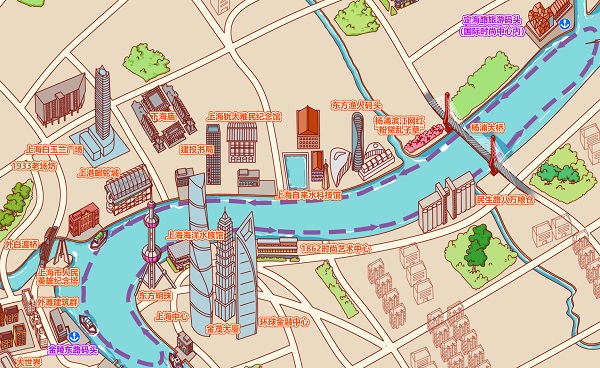 浦江游览班轮航线今复航上海国际时尚中心旅游码头首次启用