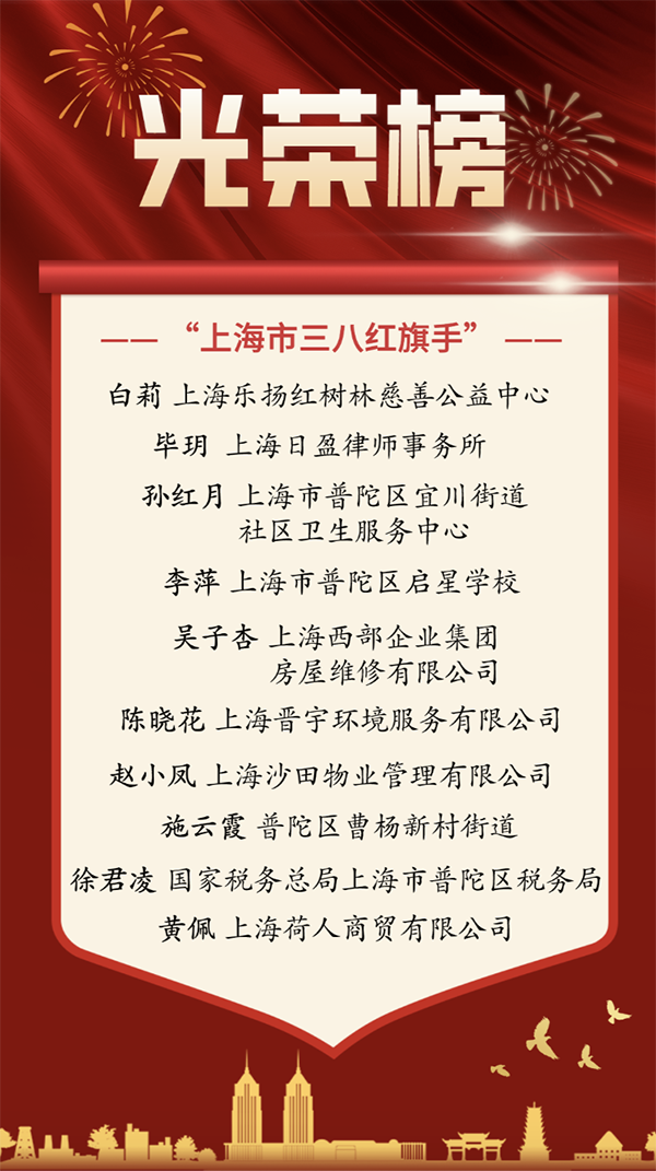 普陀区这些优秀女性和先进集体上榜获表彰 手机新民网